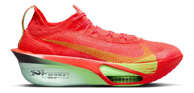 Nike Men's Air Zoom Alphafly Next% 3 Running Shoe - Crimson/Lime