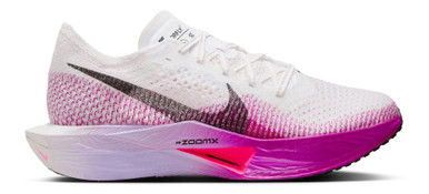 Nike Women's ZoomX Vaporfly Next% 3 Running Shoe - White/Purple