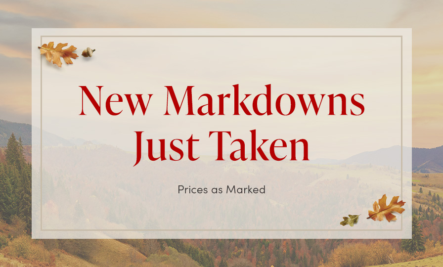 New Markdowns