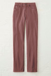 Knit Denim High Rise Straight-Leg Jeans