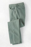 Knit Denim High Rise Straight-Leg Jeans