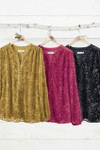 Velvet Burnout Tunic