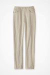 Knit Denim Mid Rise Slim-Leg Ankle Jeans