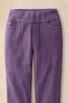 Knit Denim Mid Rise Slim-Leg Ankle Jeans