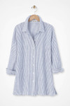 Casual Stripe Linen Big Shirt