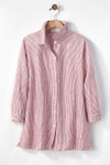 Casual Stripe Linen Big Shirt