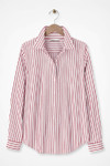 Twin Stripe No-Iron Long-Sleeve Shirt