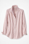 Twin Stripe No-Iron Long-Sleeve Shirt