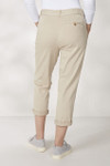 Hidden Stretch-Waist Chino Crops