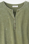 Vintage-Wash Henley