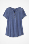 Vintage-Wash Henley