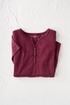 Vintage-Wash Henley
