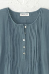 Summer Breeze Gauze Pintuck Top