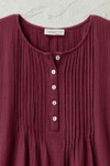 Summer Breeze Gauze Pintuck Top