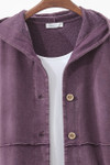 Fleece Swing Cardigan