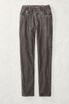 Knit Denim Mid Rise Straight-Leg Jeans