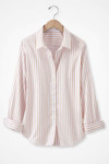 Striped No-Iron Long-Sleeve Shirt