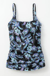 Wild Floral Ruched Tankini