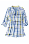 Plaid Double-Faced Tunic