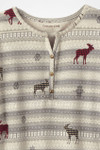 Fair Isle Moose Henley Tee