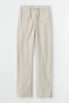 Cross Dye Linen Ankle Pants