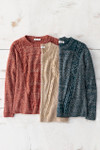 Marled Pointelle Sweater