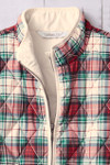 Plaid Tidings Vest for All Seasons