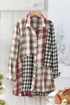 Into the Mix Plaid Tunic