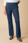Knit Denim Pull-On Bootcut Jeans