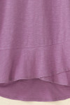 Ruffled Charm Slub Tee