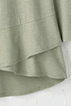 Ruffled Charm Slub Tee