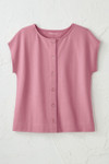 Boxy Button-Front Tee