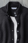 Tulip-Hem Jacquard Vest