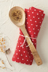 Heart Tea Towel and Spoon Set