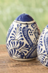 Encantada Handpainted Salt & Pepper Shaker Set