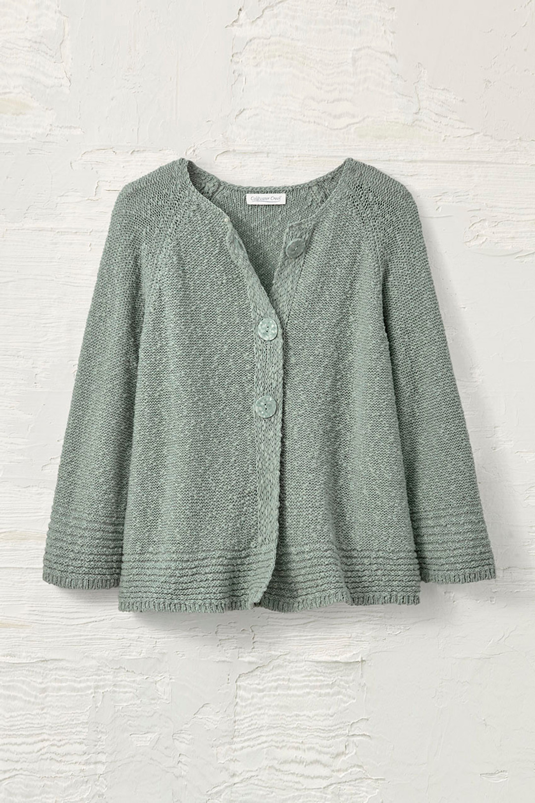 Buttoned Slub Cardigan