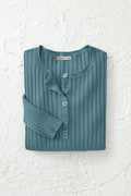 Ribbed Henley Sweater