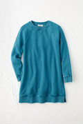 Colorwash Long Tunic Sweatshirt