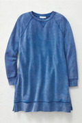 Colorwash Long Tunic Sweatshirt