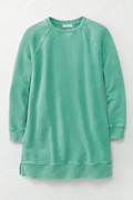 Colorwash Long Tunic Sweatshirt