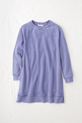 Colorwash Long Tunic Sweatshirt