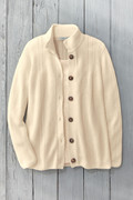 Shaker Detail Button Cardigan