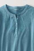 Open Mind Eyelet Henley