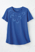Swirling Petals Slub Tee