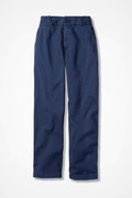 Hidden Stretch-Waist Chino Crops