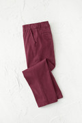 Hidden Stretch-Waist Chino Crops