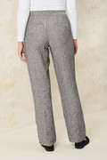 Hidden Stretch-Waist Linen Pants