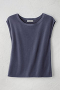 Cap-Sleeve Sweater Tee