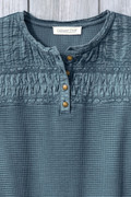 Textured Knit Henley