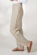 Knit Waistband Linen Pants